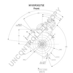 ELECTROMOTOR PRESTOLITE ELECTRIC M105R3027SE - Piesa auto compatibila cu mai multe marci