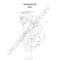 ELECTROMOTOR PRESTOLITE ELECTRIC M105R3027SE - Piesa auto compatibila cu mai multe marci
