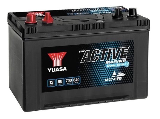 BATERIE DE PORNIRE YUASA M27-EFB - Piesa auto compatibila cu mai multe marci