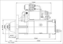 ELECTROMOTOR PRESTOLITE ELECTRIC M90R3540SE - Piesa auto compatibila cu mai multe marci