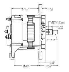 ALTERNATOR PRESTOLITE ELECTRIC MDA3946 - Piesa auto compatibila cu mai multe marci