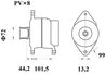 ALTERNATOR MAHLE MG 1019 - Compatibil cu RENAULT TRUCKS, VOLVO
