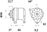 Alternator MAHLE MG 110
