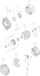 ALTERNATOR MAHLE MG 178 - Compatibil cu FENDT, VALTRA