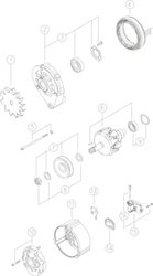ALTERNATOR MAHLE MG 195 - Piesa auto compatibila cu mai multe marci