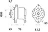 ALTERNATOR MAHLE MG 191 - Compatibil cu ALFA ROMEO, FIAT, IVECO, NEW HOLLAND