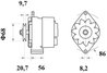 Alternator MAHLE MG 396