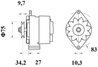 Alternator MAHLE MG 478