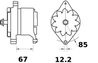 Alternator MAHLE MG 515