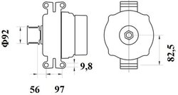 ALTERNATOR MAHLE MG 799 - Compatibil cu DAF