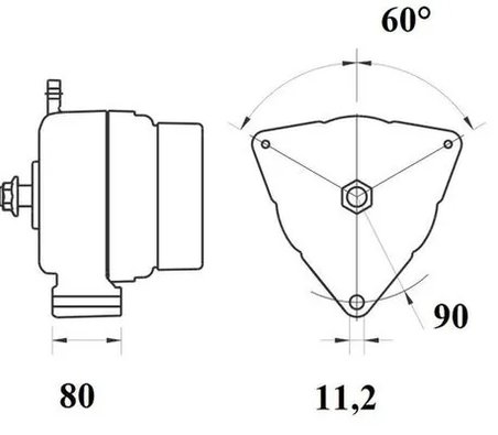 ALTERNATOR MAHLE MG 805 - Compatibil cu MAN