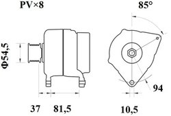 Alternator MAHLE MG 810