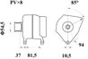 ALTERNATOR MAHLE MG 810 - Compatibil cu DAF