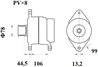 ALTERNATOR MAHLE MG 817 - Compatibil cu VOLVO