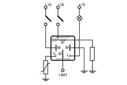 UNITATE DE CONTROL BUJII INCANDESCENTE MAHLE MHG 46 - Compatibil cu AUDI, VW