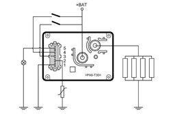 UNITATE DE CONTROL BUJII INCANDESCENTE MAHLE MHG 54 - Compatibil cu CITROEN, FIAT, PEUGEOT
