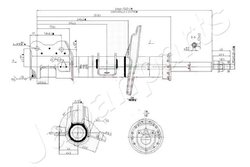 AMORTIZOR JAPANPARTS MM-00158 - Compatibil cu LANCIA