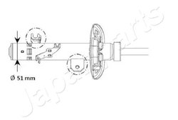 Amortizor Japanparts MM-01130