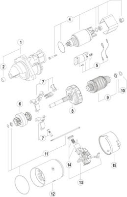 Electromotor MAHLE MS 148