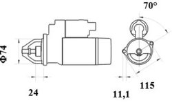 Electromotor MAHLE MS 241