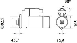 Electromotor MAHLE MS 432
