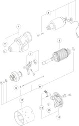 ELECTROMOTOR MAHLE MS 437 - Piesa auto compatibila cu mai multe marci