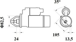 Electromotor MAHLE MS 725