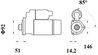 ELECTROMOTOR MAHLE MS 754 - Compatibil cu MERCEDES-BENZ