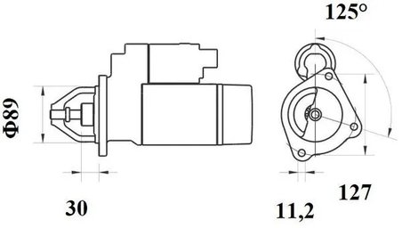 ELECTROMOTOR MAHLE MS 766 - Compatibil cu DAF