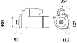 Electromotor MAHLE MS 888