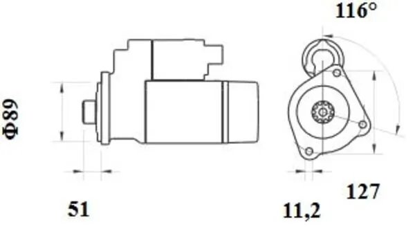 Electromotor MAHLE MS 891