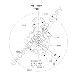 ELECTROMOTOR PRESTOLITE ELECTRIC MS1-419A - Piesa auto compatibila cu mai multe marci
