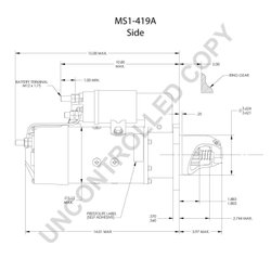 ELECTROMOTOR PRESTOLITE ELECTRIC MS1-419A - Piesa auto compatibila cu mai multe marci
