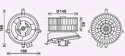 Ventilator habitaclu Ava Quality Cooling MS8711