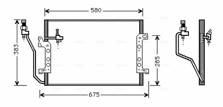Radiator climatizare Ava Quality Cooling MSA5330