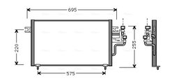 RADIATOR CLIMATIZARE AVA QUALITY COOLING MT5119 - Compatibil cu MITSUBISHI