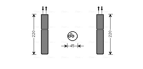 Uscator aer conditionat Ava Quality Cooling MTD233