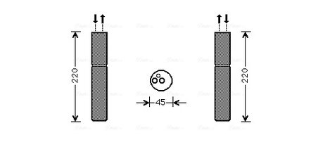 Uscator aer conditionat Ava Quality Cooling MTD233