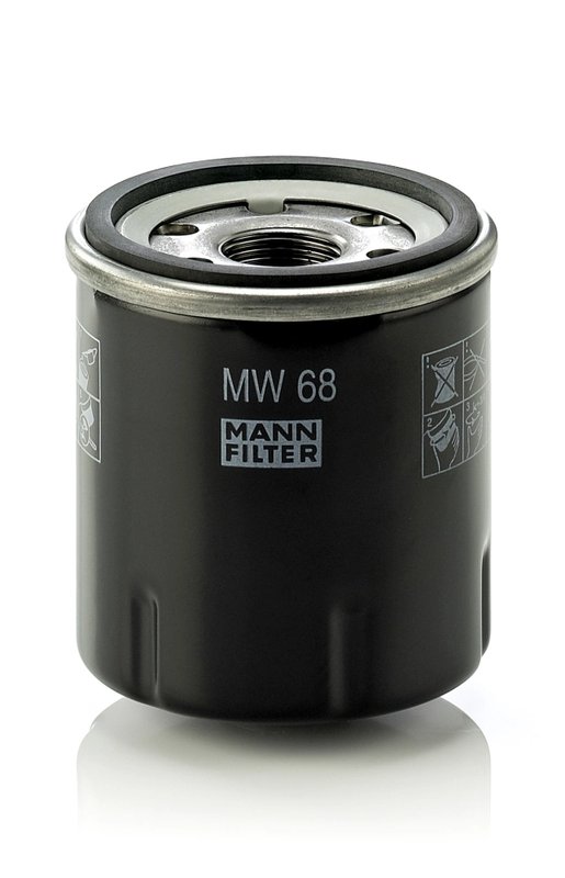 FILTRU ULEI MANN-FILTER MW 68 - Piesa auto compatibila cu mai multe marci