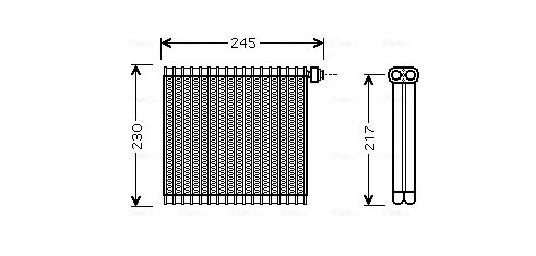 Evaporator aer conditionat Ava Quality Cooling MZV217