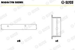 Bucsi si ax cu came Glyco N109/7N SEMI