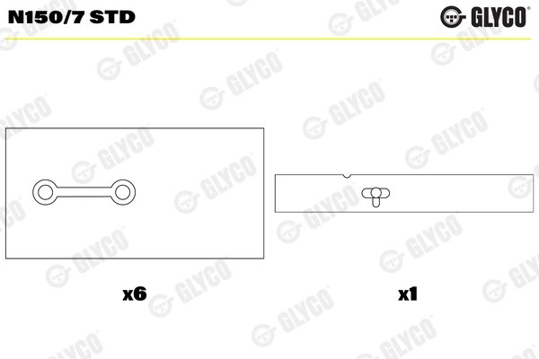 BUCSI SI AX CU CAME GLYCO N150/7 STD - Compatibil cu ASKAM, ERF, LIAZ BUS, MAN, NEOPLAN, OTOKAR, STAR, STEYR, VAN HOOL
