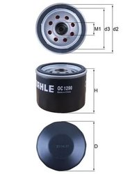 FILTRU ULEI KNECHT OC 1290 - Compatibil cu HONDA, SSANGYONG