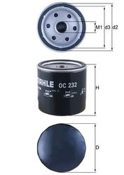 Filtru ulei MAHLE OC 232