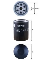 Filtru ulei MAHLE OC 262