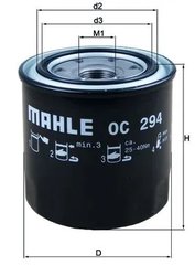 FILTRU ULEI KNECHT OC 294 - Compatibil cu TOYOTA