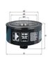 FILTRU ULEI MAHLE OC 404 - Compatibil cu AGRALE, CHEVROLET, MERCEDES-BENZ, NISSAN, RENAULT TRUCKS, SCANIA, TROLLER, VW