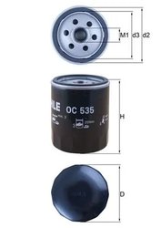 Filtru ulei MAHLE OC 535