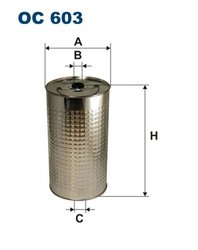 FILTRU ULEI FILTRON OC 603 - Compatibil cu MERCEDES-BENZ, STEYR