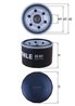 FILTRU ULEI MAHLE OC 607 - Compatibil cu MITSUBISHI, SMART